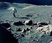 Astronaut Schmitt,Taurus-Littrow region,Apollo17