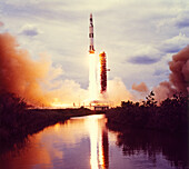 Launch of Skylab space station