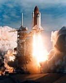 Launch of Shuttle Columbia,Mission STS-73