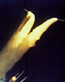 Explosion of Space Shuttle Challenger