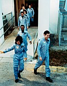 Crew members of the shuttle mission 51-L