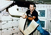 STS-2 on board photo of pilot Richard Truly