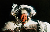 Astronaut Leroy Chiao during a spacewalk