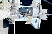 Vehicles docked to the ISS