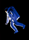 ESA astronaut doing a spacewalk