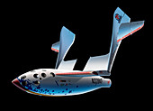 SpaceShipOne re-entry