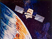 Solar-powered communications satellite,SATCOM