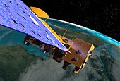 Aqua Earth observation satellite