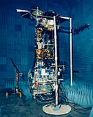 NOAA-I in EMI testing chamber