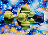 Artwork of Daedalus starship
