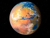 Terraformed Mars,artwork