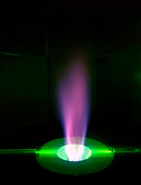 Hydrogen-methane flame