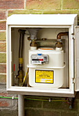 Domestic gas meter