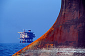 Oil rig platform