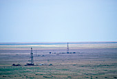 Drying of the Aral Sea,seabed oilfields