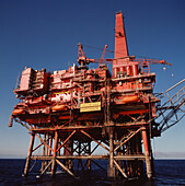 Murchison Platform oil rig in North Sea