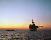 Claymore-A,fixed oil production platform