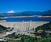 Shasta hydro-electric power station