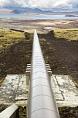 Geothermal power station pipeline
