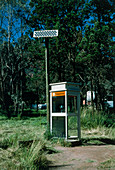 Solar powered telephone box,Australia