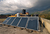 Solar powered water heaters
