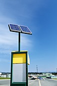 Solar-powered parking meter