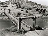 Bridge at Otowi,Los Alamos,1945