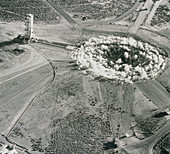 Underground nuclear test,Nevada,1969