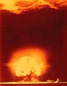 First atomic explosion at Los Alamos