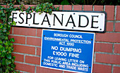No dumping notice