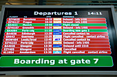 Departures board