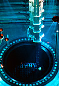 Nuclear reactor core during charging