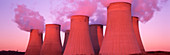 Power station cooling towers