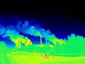 Power station,thermogram