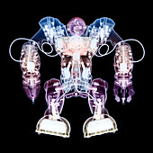 Robot,coloured X-ray