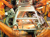 Car production line robots