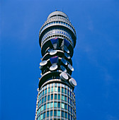 Relay aerials at top of British Telecom Tower
