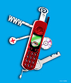 WAP mobile telephone