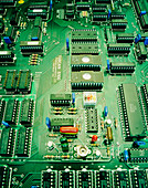 Chips on computer processor board