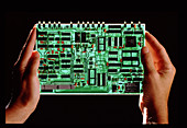 Printed circuit board with electronic components