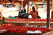 Tomato market stall,Uganda