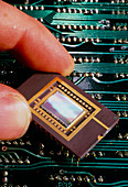CCD infront of printed circuit board