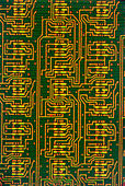LM showing surface details of integrated circuit