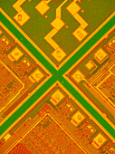 LM of 3 memory silicon chips