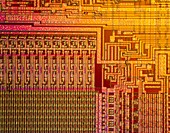 Surface of microchip