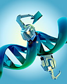 DNA repair using nanobots