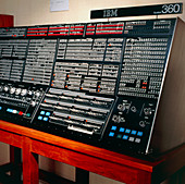 Console of an IBM 360/195 computer from 1971