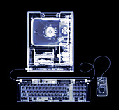 Desktop computer X-ray