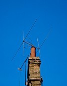 Rooftop television aerial