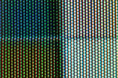 Close up of 525 line TV screen